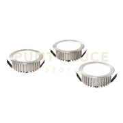 INCASSO LED FUSION NIKEL 3 PEZZI 5W 1200LM 4000K 7X3,2CM