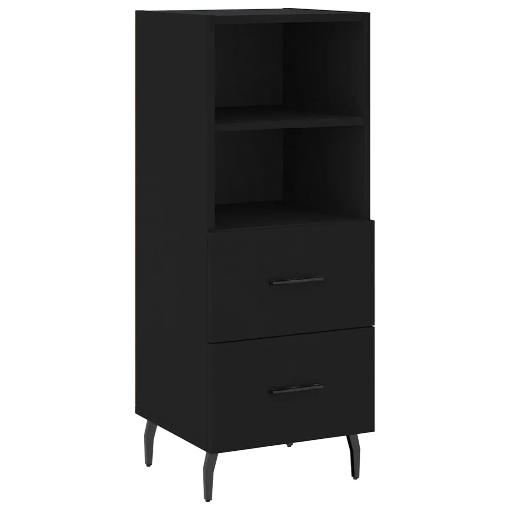Credenza Nero 34,5x34x90 cm in Legno Multistratocod mxl 126998