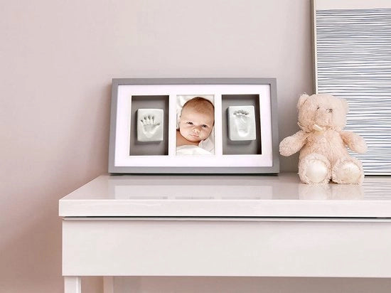 Fotolijstje con Incisione con Gesso Afdruk per Bambini - Regalo di Nascita per Ragazzi Regalo di Nascita per Ragazze - Bambino di Nascita - Regalo di Nascita per Afdrukkenset