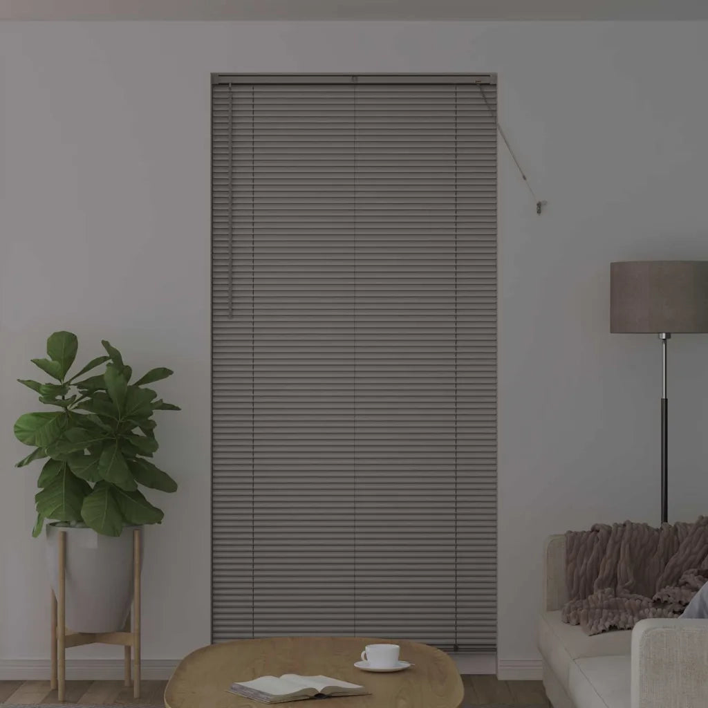 Tendaggi a Veneziana | Tenda a lamelle Argento 220 x 100 cm Alluminio
