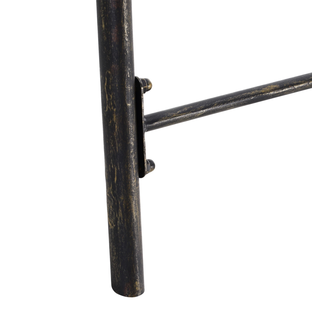 Supporto a palla da giardino con finitura ottone vintage 167×123×175cm
