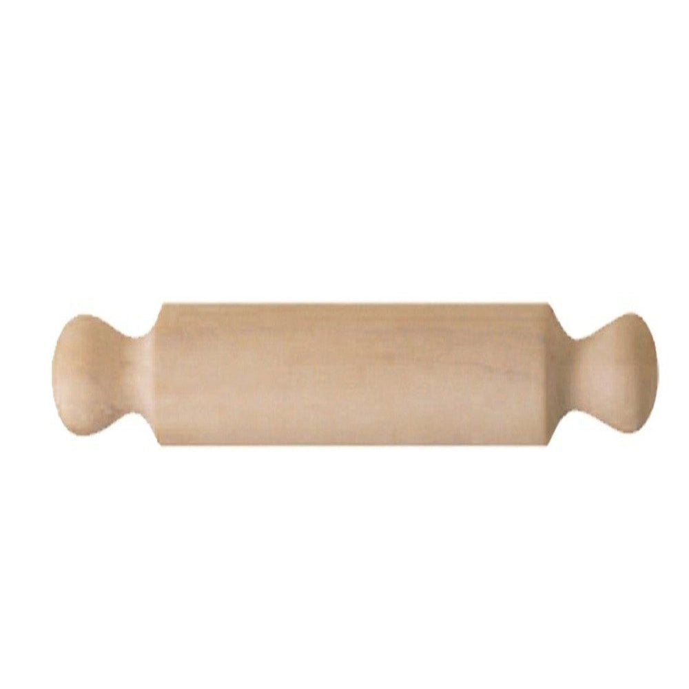 Trade Shop - Mattarello In Legno Stende Pasta Dolci Utensile Cucina Lunghezza 35cm -