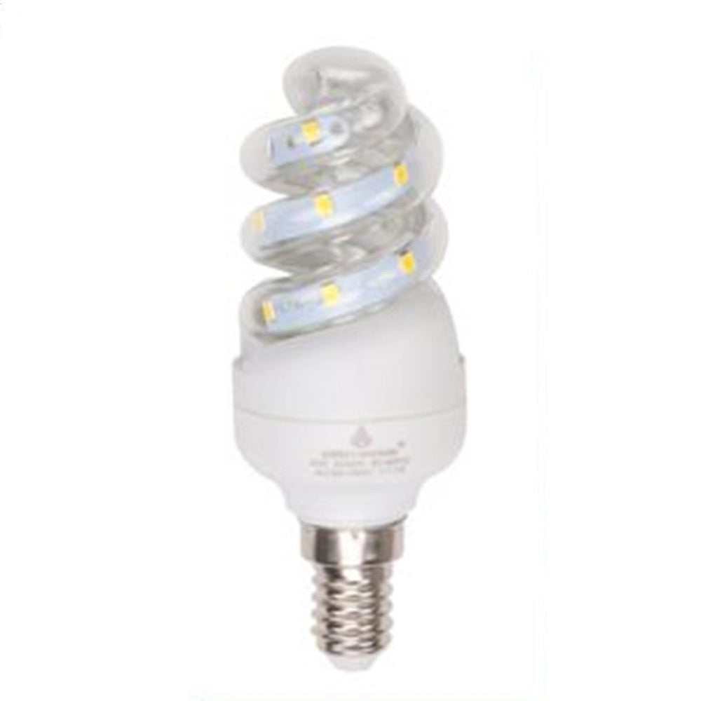 Trade Shop - Lampadina Led 13 Watt E14 1235lm Spirale Vortice Luce Naturale 4000k Calda 3000k - -bianco Naturale      -