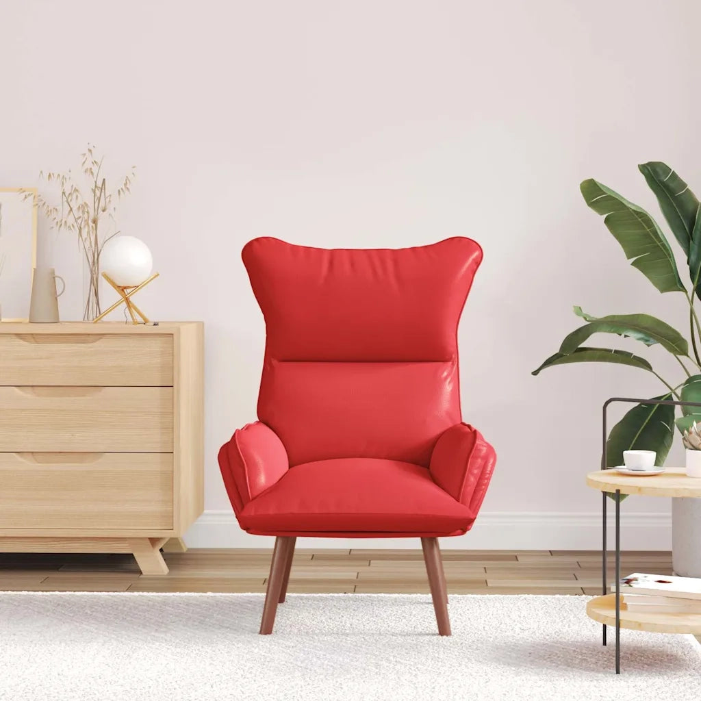 Divano Sedia-Poltrona Rosso 69 x 74 x 93 cm Pelle Artificiale 889451