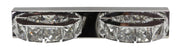 Applique Candellux Shipi 22-45300 LED 2 luci cromo cristallo
