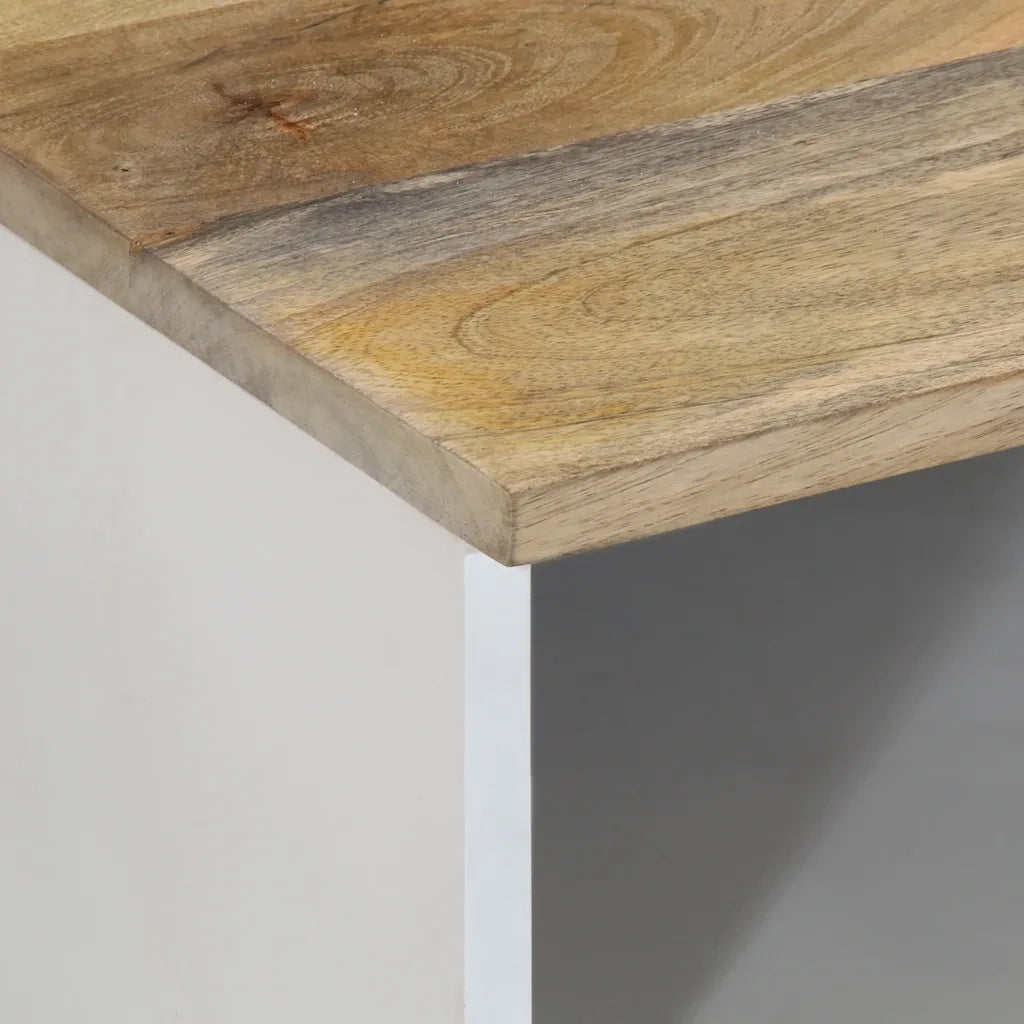 Mobile Porta TV 100x33,5x46 cm in Legno Massello di Mango 4018682
