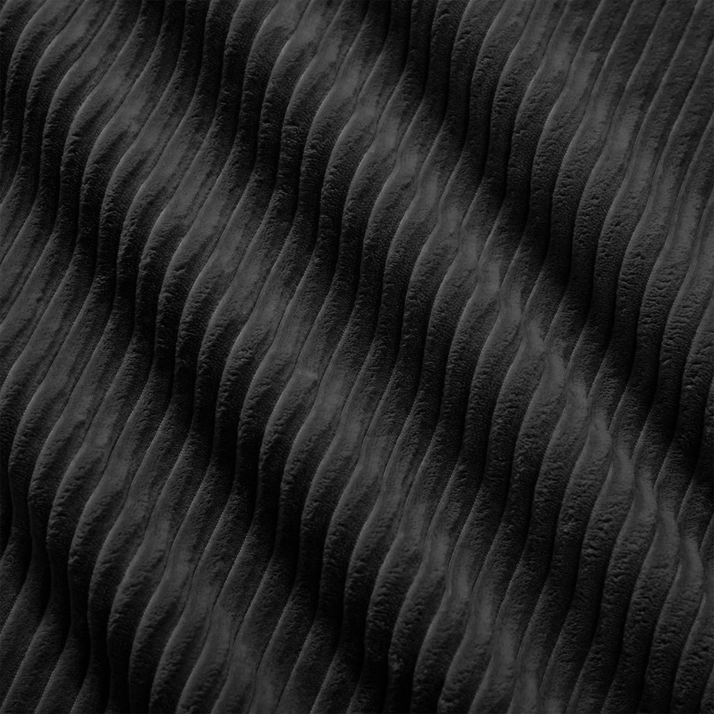 DIVANO ANGOLARE MODULARE senza struttura, corduroy nero
