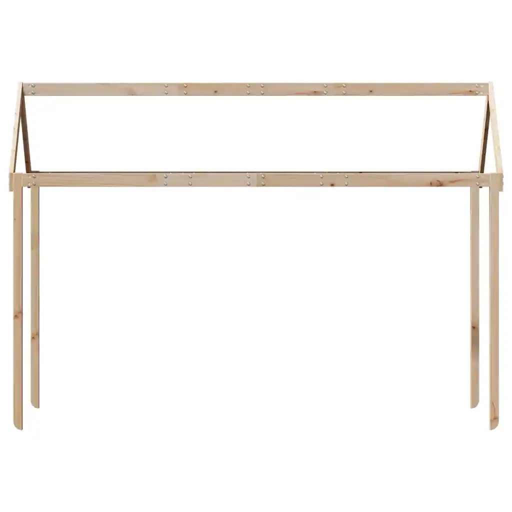 Tetto per Letto Bambini 207x80,5x151,5cm Legno Massello di Pino