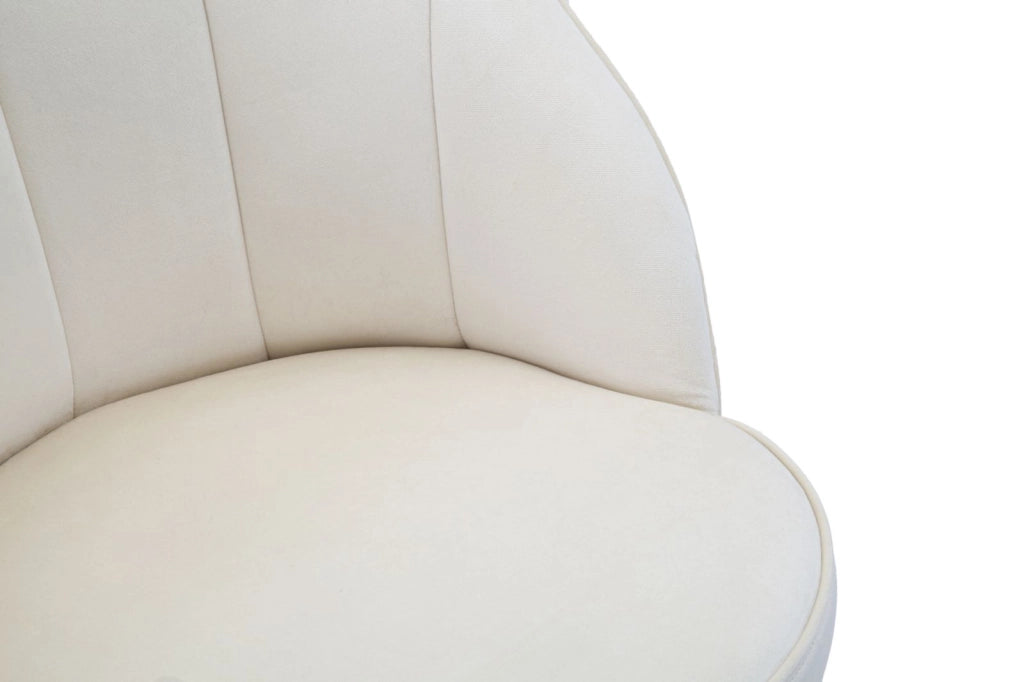 SEDIA LOTY CREMA CM 57X58X80