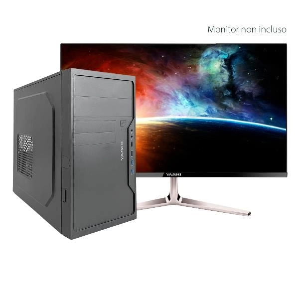 Pc yashi genio 22l mt yy71405 i7-14700 16gb ram ssd 512gb nodvd tastiera mouse w11p