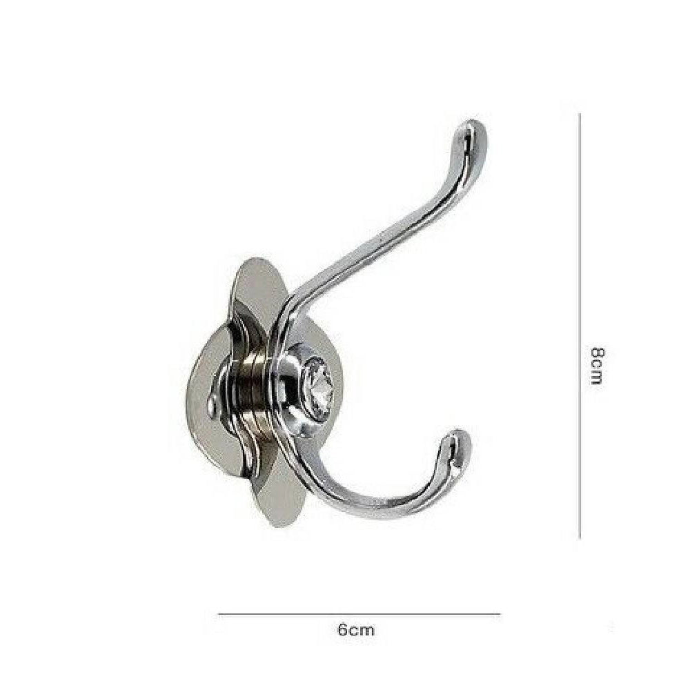 Trade Shop - Appendino Gancio Appendi Abiti Porta Asciugamano 1 Posto Bagno Diamante 52172 -