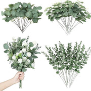 30 Pezzi di Piante di Eucalipto - Fiori Secchi per Decorazione di Matrimonio e Accessori per la Casa