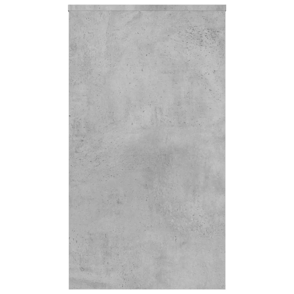 Scrivania-Scrivanie per ufficio e studio-Scrittoio Grigio Cemento 90x40x72 cm in Legno Multistrato