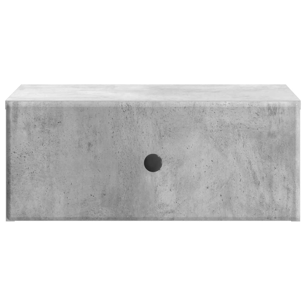 Mobiletto da notte a muro Grigio Cemento 49 x 34,5 x 20 cm 899131