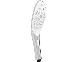 Douchekop 2 in 1 Womanizer Wave, multifunzionale, con stimolazione - intimo stimolatore con getti d'acqua speciali - 3 diverse modalità di getto d'acqua - acciaio inox