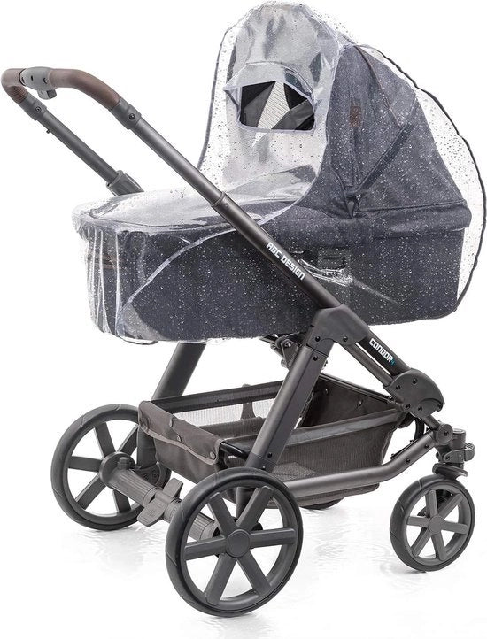 Ombrellone per lettini e passeggini con ventilazione ottimale, finestra di osservazione, impermeabile e duraturo, libero da PVC.