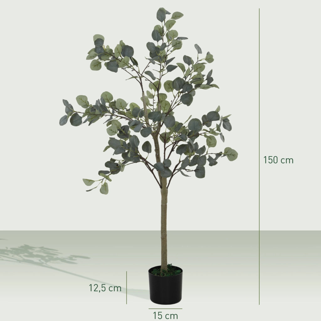 Pianta Artificiale Eucalipto ¨C Xylo ¨C 150 cm con 230 Foglie Verde