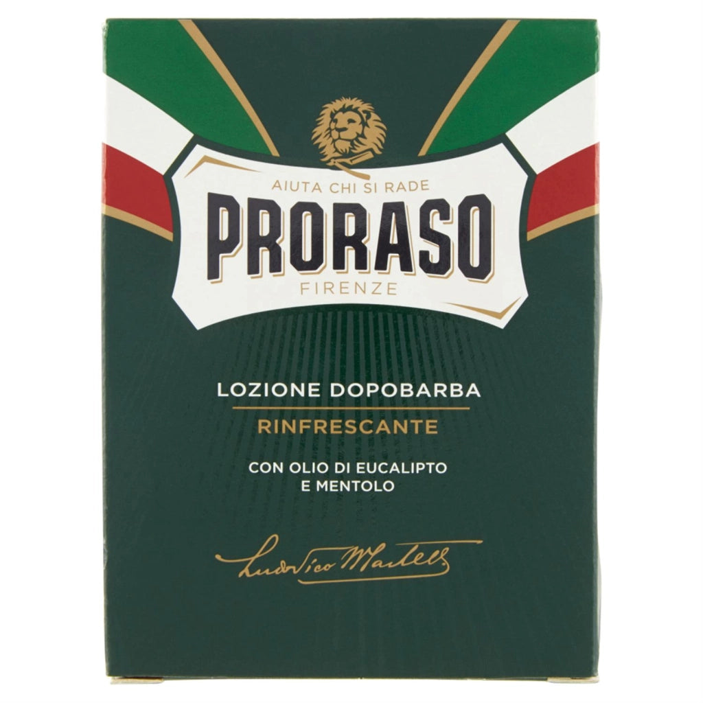 DOPOBARBA PRORASO SET 3 PZ X 100ML RINFRESCANTE CON OLIO DI EUCALIPTO E MENTOLO