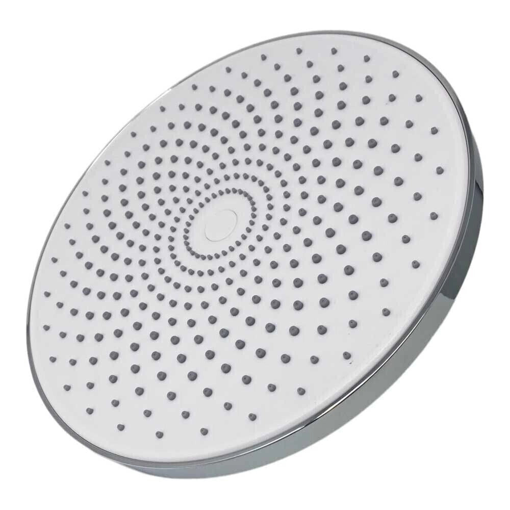 Soffione doccia cromato tondo 22 x 22cm effetto pioggia attacco 1/2"  79371