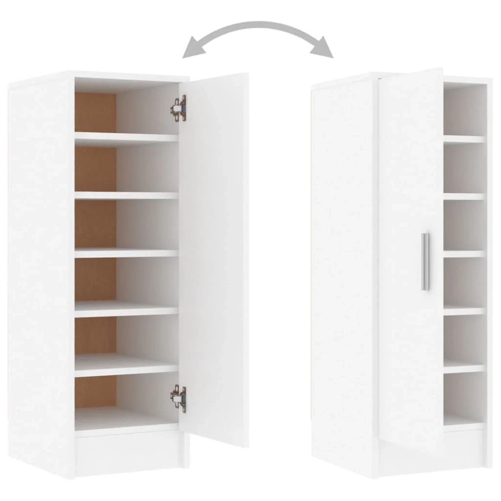 Scarpiera mobile contenitore per scarpe mobile ingresso/corridoio/soggiorno 32 x 35 x 92 cm truciolato bianco 02_0021453
