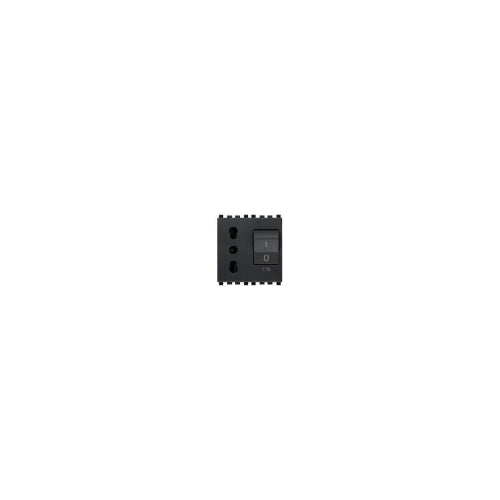 VIMAR EIKON - PRESA 2P+T 16A P17/11 INTB+MT C16 GRIGIO