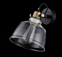 Lampada da parete Pendant in Metallo Irving Nero