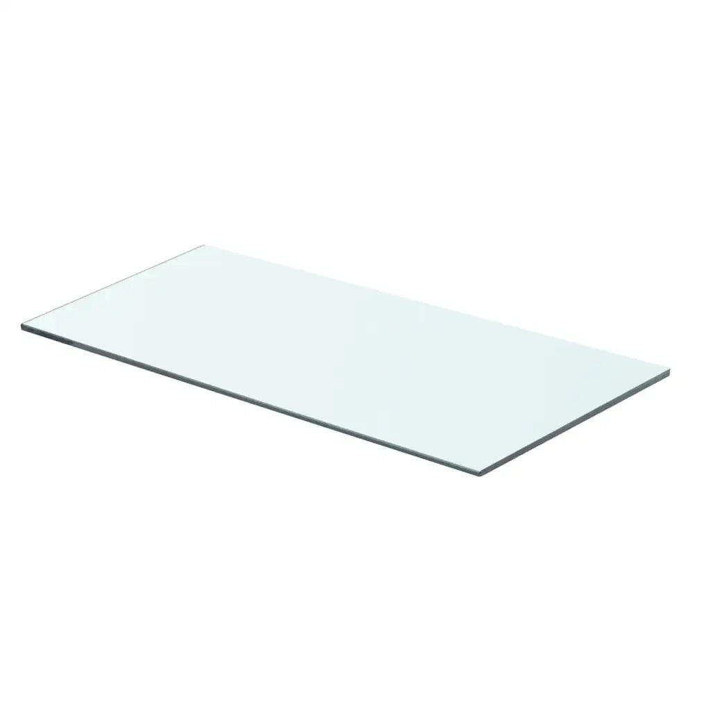 2 pz Mensole | Ripiano | Scaffale in Vetro Trasparente 60x25 cm