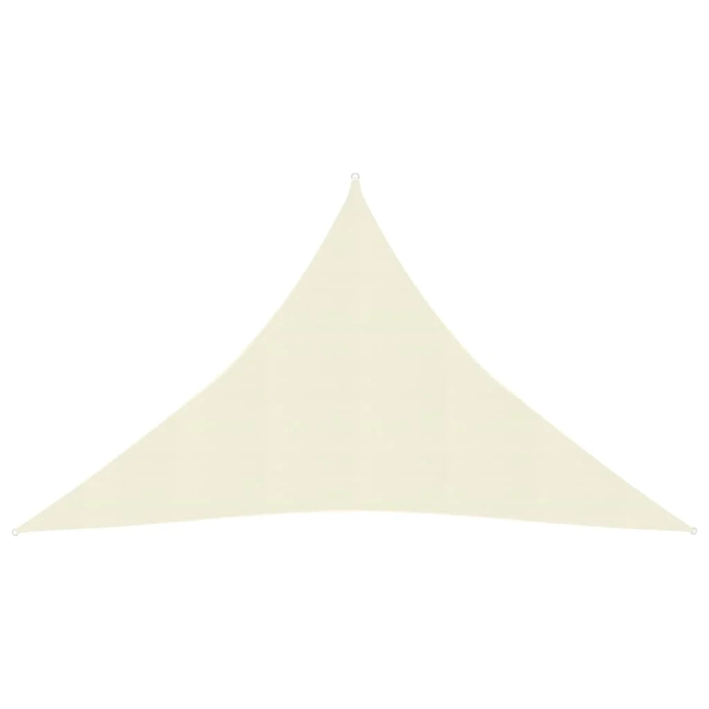 Vela ombreggiante/ombrellone 160 g/m² 3,5 x 3,5 x 4,9 m HDPE crema 02_0009075
