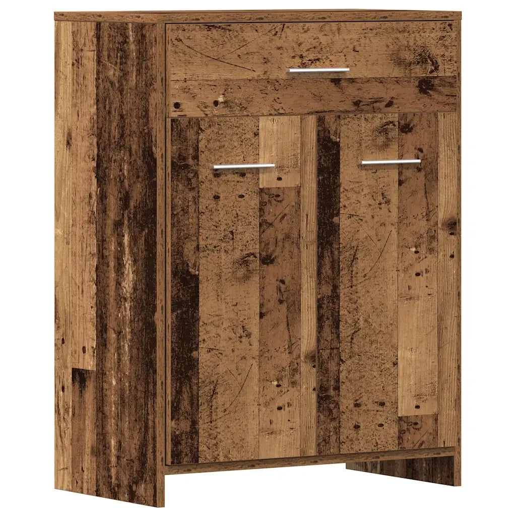 Set Mobili da Bagno 4 pz Legno Antico in Legno Multistrato 3328941