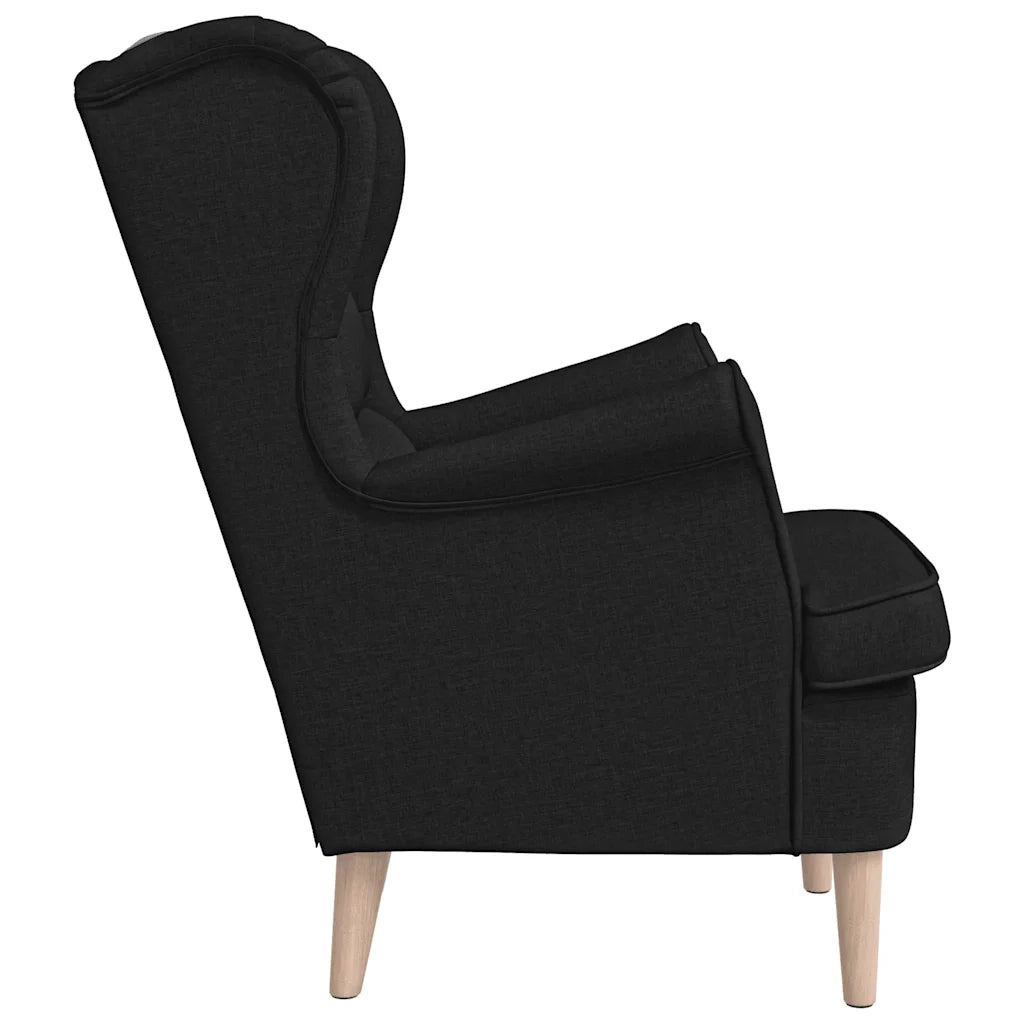 Divano Sedia-Poltrona Nera 74x84x100 cm in Tessuto