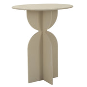 Tavolino VKH800, Beige, Metallo, 45x45x58 cm