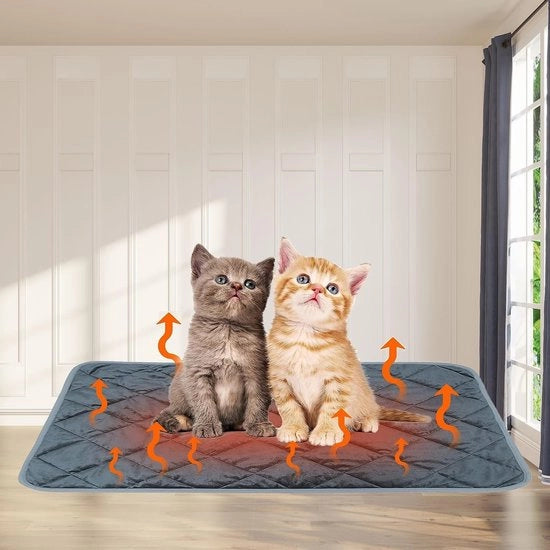 Pallone autoabbracciante per animali domestici - 50 x 40 cm - Foderato e confortevole - Adatto per cani e gatti - Grigio