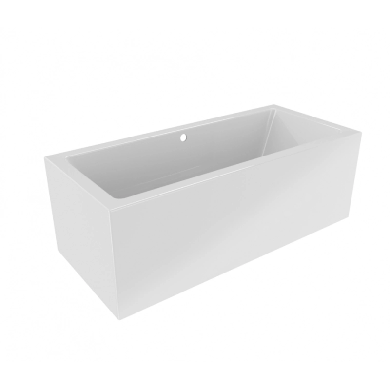RIHO RETHINK CUBIC Plug&Play Back2Wall Vasca da bagno 190x90 cm