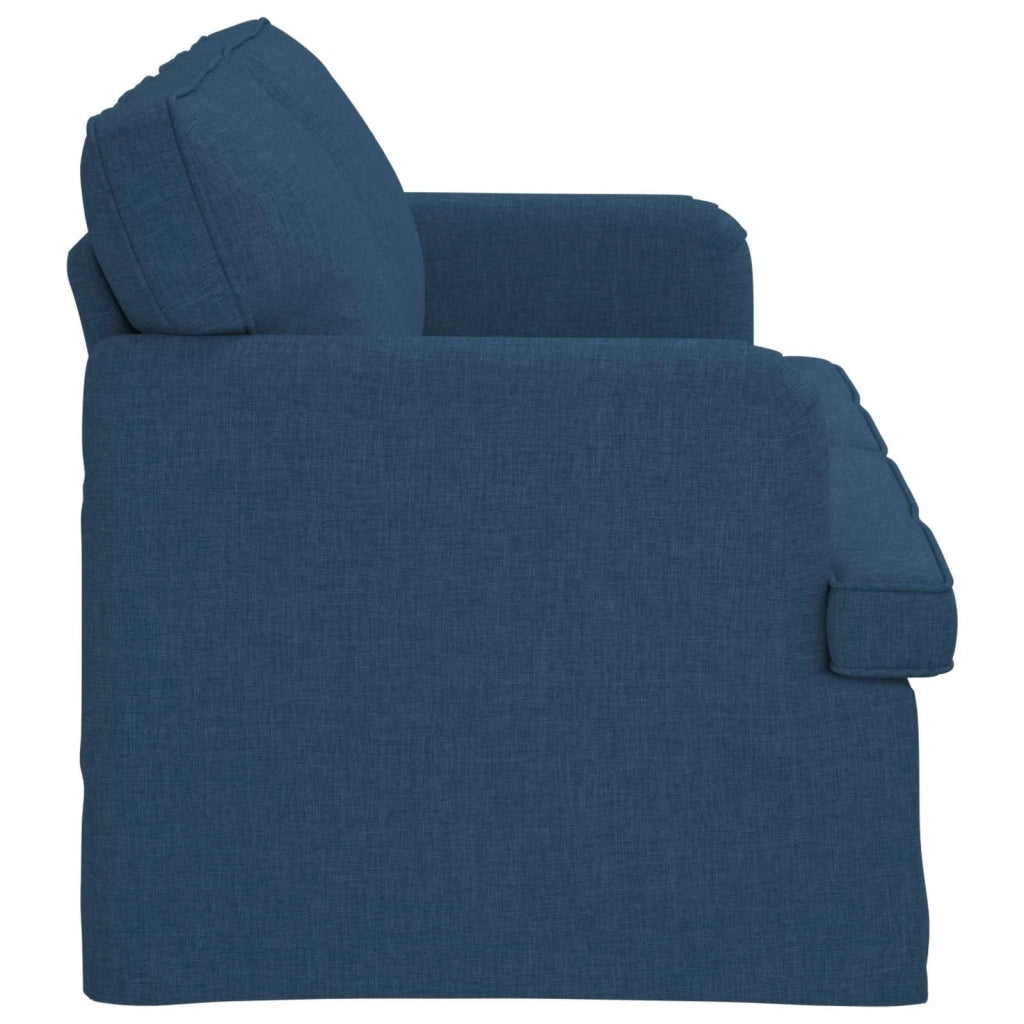 Divano Blu 162 x 80 x 85 cm Tessuto