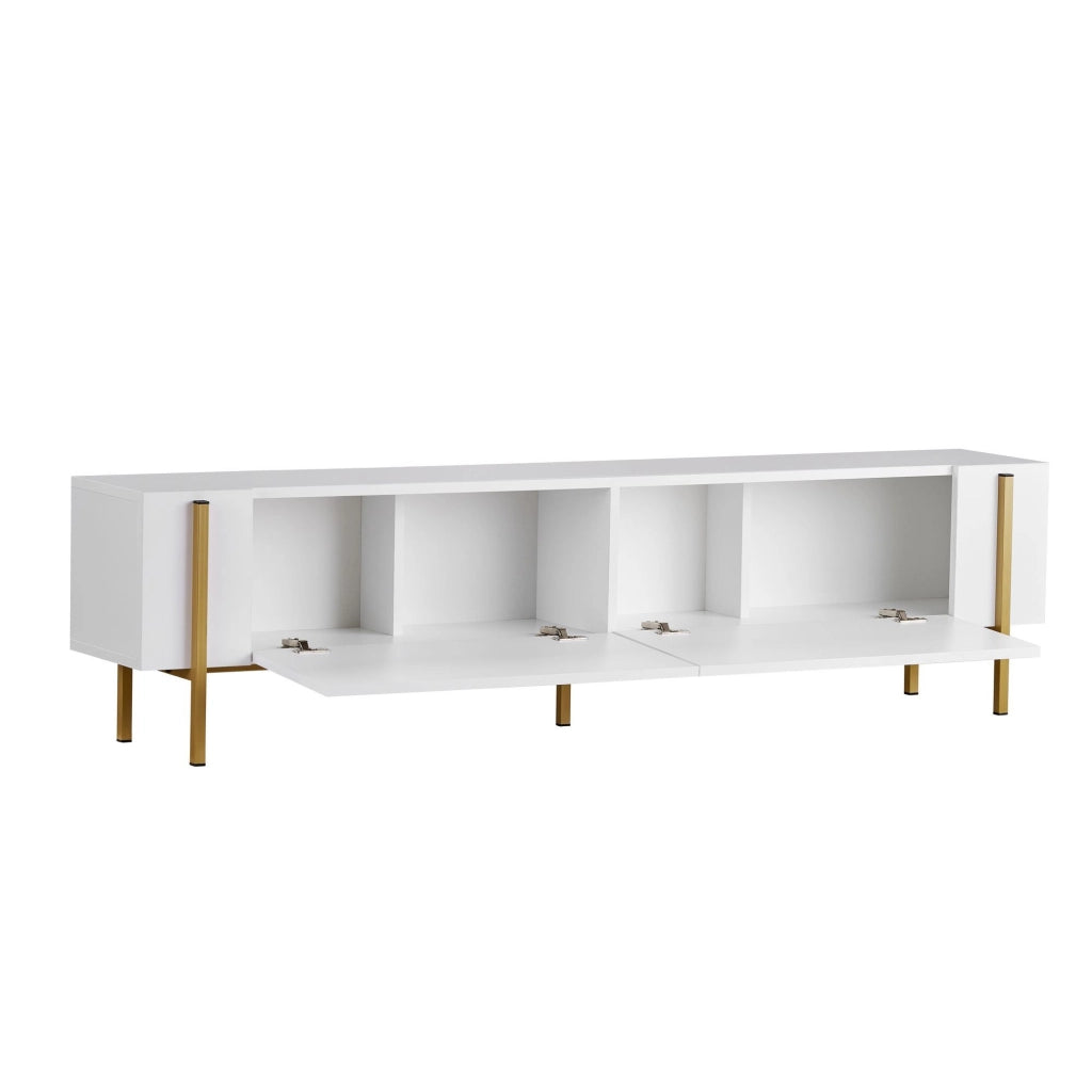 Noga, Mobile Porta tv 2 Ante, 180x30x45h cm Bianco