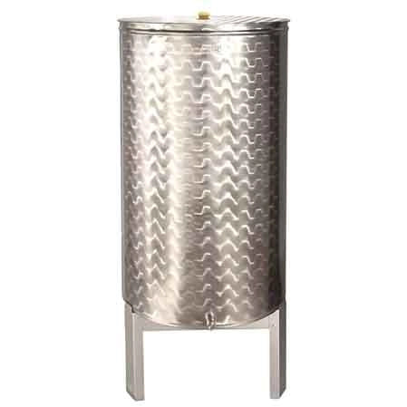CONTENITORE PER ALIMENTI 50 lt -  Ø 370 mm x 500h - foro 1/2