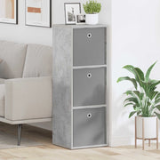 Credenza con cassetto Grigio cemento 35 x 32 x 99,5 cm