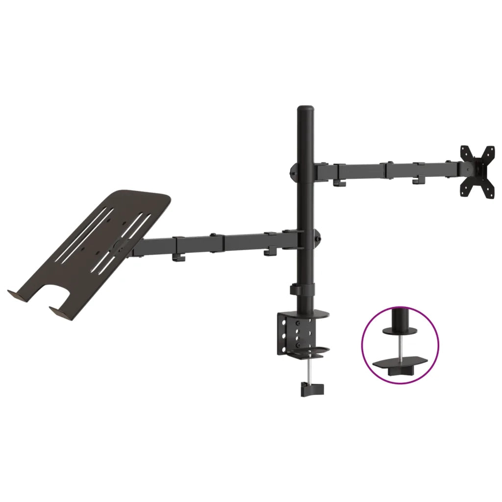 Supporto per Monitor in Acciaio Nero VESA 75/100 mmcod mxl 80266