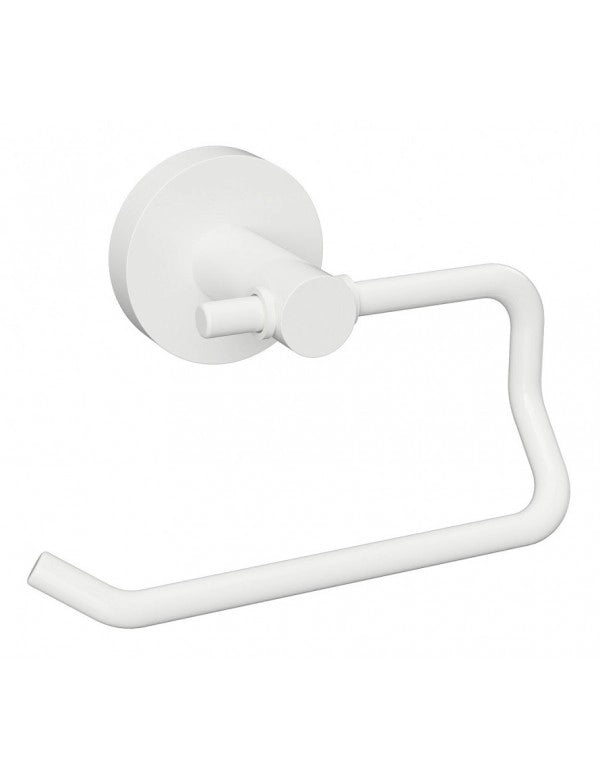 Distributore di carta igienica BIANCO 14x9,5x9cm in ottone bianco
