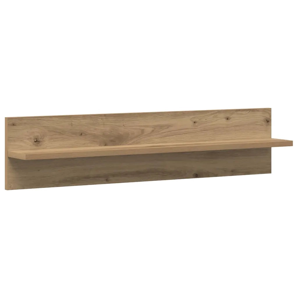Scaffale da parete 2 pcs Rovere artigianale 80 x 11,5 x 18 cm 875189