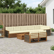 Set di divani da esterno 9 pz 3383528
