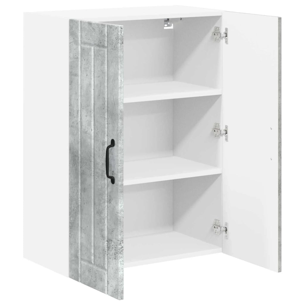 Mobile da cucina-Armadio da cucina Grigio cemento 60 x 31 x 80 cm 673257