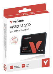 SSD 2,5 256GB SATA3 VI550 VERBATIM R/W 560/460