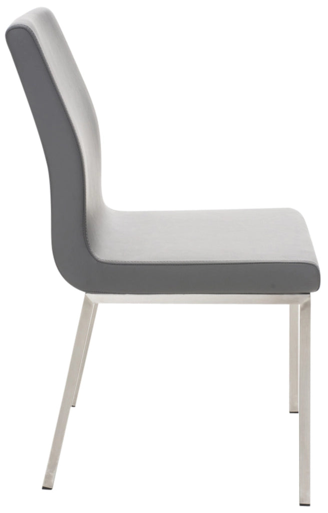 Set di 2 sedie da pranzo Colmar grigio
