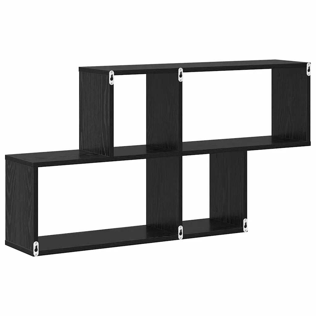 Scaffale da parete A parete Nero Legno ingegnerizzato 869197