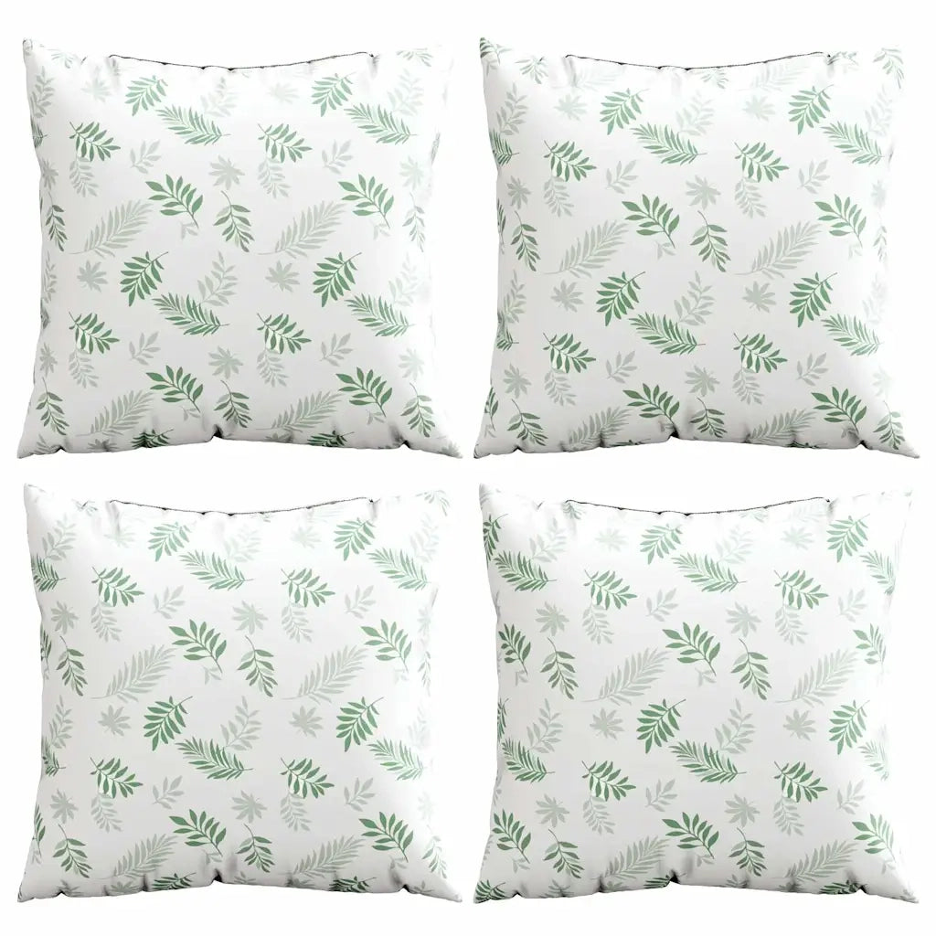 Cuscini Scatter Foglia 4 pcs Motivo Foglia 50 x 50 cm 360399
