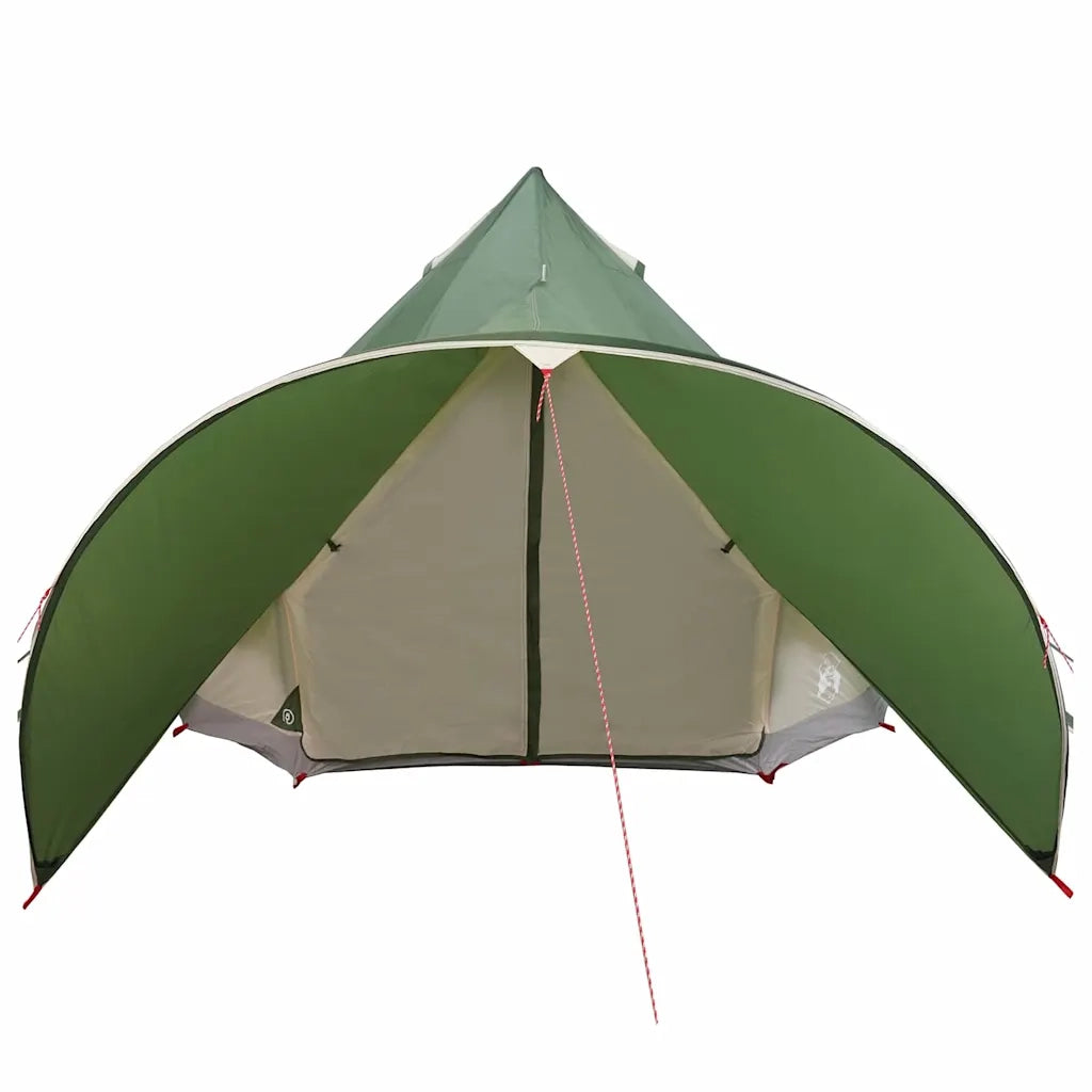 Tenda Teepee per 5 Persone Verde e Grigio 415 x 415 x 247 cm 42004011