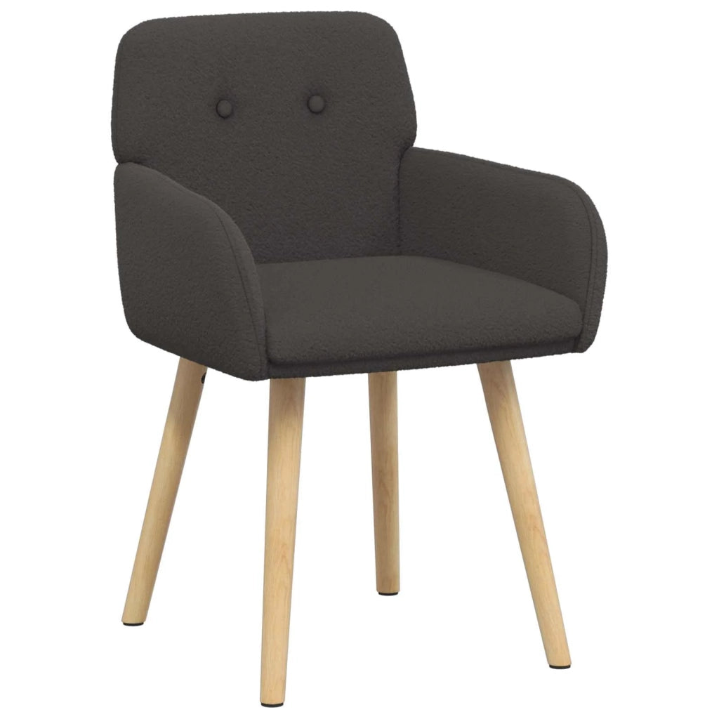 Sedie da pranzo 4 pz Bouclé Grigio Scuro 59 x 57 x 85 cm 3428274
