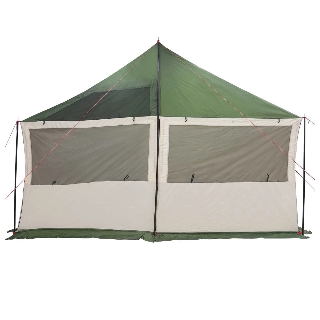 Tenda Familiare Verde 450 x 400 x 265 cm Poliestere e Acciaio 42028599