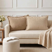 Federa 6 pz HOUTEN Tortora 50 x 75 cm corduroy 919826